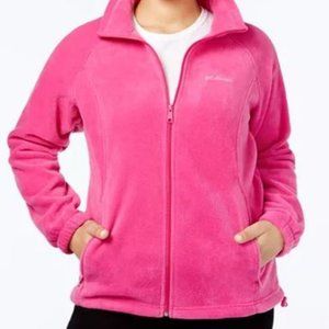 Pink Fleece Columbia Jacket